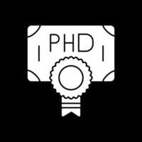 Phd Vector Icon Design