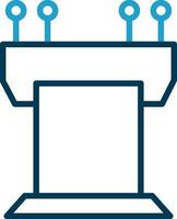 Podium Vector Icon Design