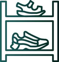 Shoe rack Vector Icon Design