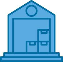 Warehouse Vector Icon Design