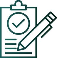Contract Vector Icon Design
