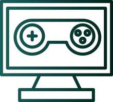 Pc game Vector Icon Design