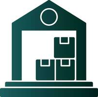 Warehouse Vector Icon Design