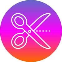 Cutting Vector Icon Design