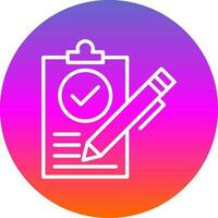 Contract Vector Icon Design