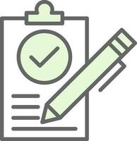 Contract Vector Icon Design