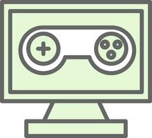 Pc game Vector Icon Design