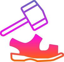 Shoemaker Vector Icon Design