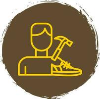 Shoemaker Vector Icon Design