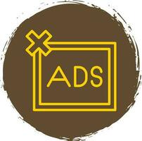 Remove ads Vector Icon Design