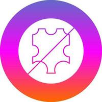 No leather Vector Icon Design