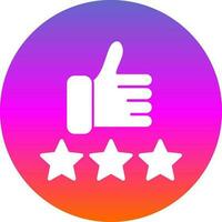 Rating Vector Icon Design