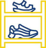 Shoe rack Vector Icon Design