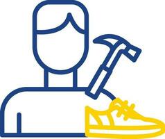 Shoemaker Vector Icon Design