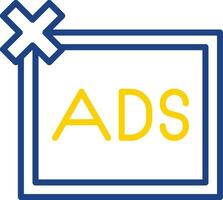 Remove ads Vector Icon Design