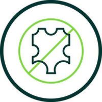 No leather Vector Icon Design