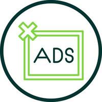 Remove ads Vector Icon Design
