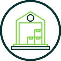 Warehouse Vector Icon Design