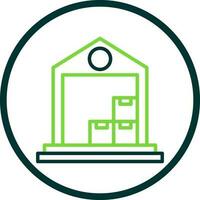 Warehouse Vector Icon Design