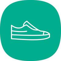 diseño de icono de vector de zapatillas