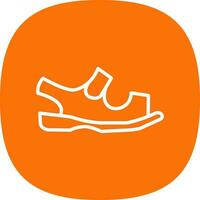 Sandals Vector Icon Design