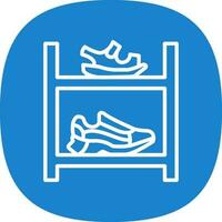 Shoe rack Vector Icon Design