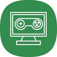 Pc game Vector Icon Design