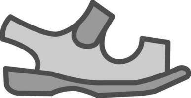 sandalias vector icono diseño