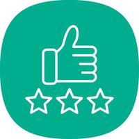 Rating Vector Icon Design