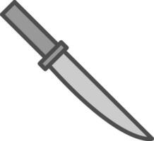 diseño de icono de vector de cuchillo