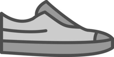 diseño de icono de vector de zapatillas