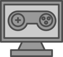 Pc game Vector Icon Design