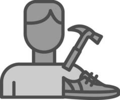 Shoemaker Vector Icon Design