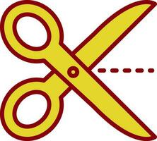 Cutting Vector Icon Design