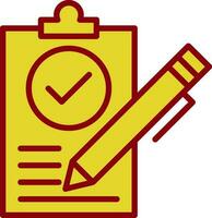 Contract Vector Icon Design