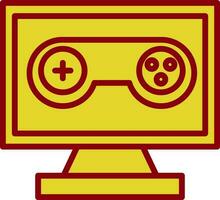 Pc game Vector Icon Design