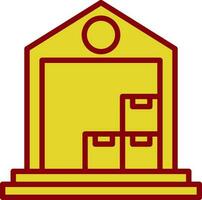 Warehouse Vector Icon Design