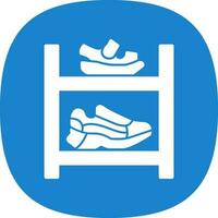 Shoe rack Vector Icon Design