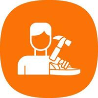 Shoemaker Vector Icon Design