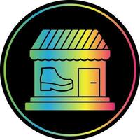 diseño de icono de vector de tienda de zapatos