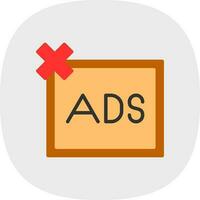 Remove ads Vector Icon Design