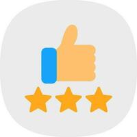 Rating Vector Icon Design