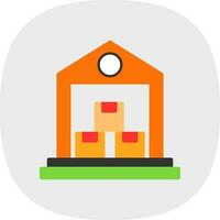Warehouse Vector Icon Design