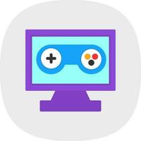 Pc game Vector Icon Design