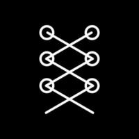 Shoe laces Vector Icon Design