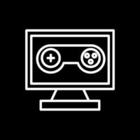 ordenador personal juego vector icono diseño