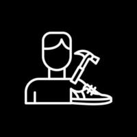 Shoemaker Vector Icon Design