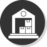 Warehouse Vector Icon Design