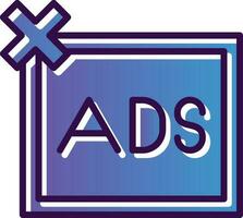 Remove ads Vector Icon Design