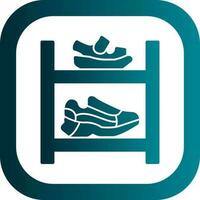 Shoe rack Vector Icon Design